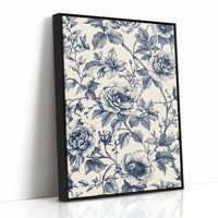 Petals' Secrets in Indigo Light