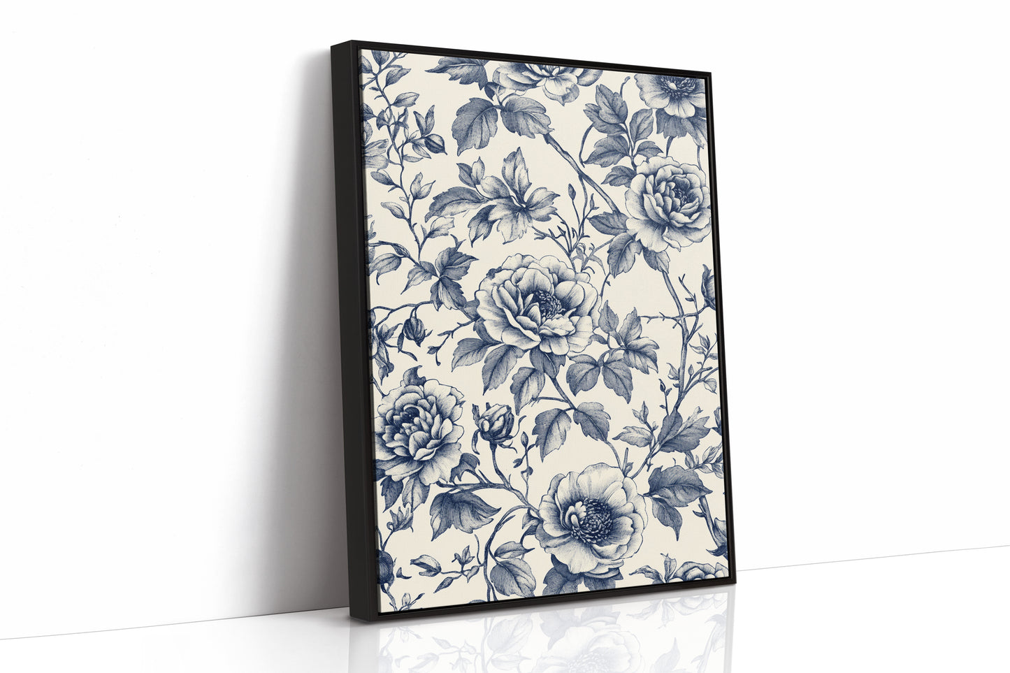 Petals' Secrets in Indigo Light