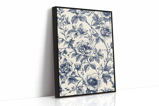 Petals' Secrets in Indigo Light