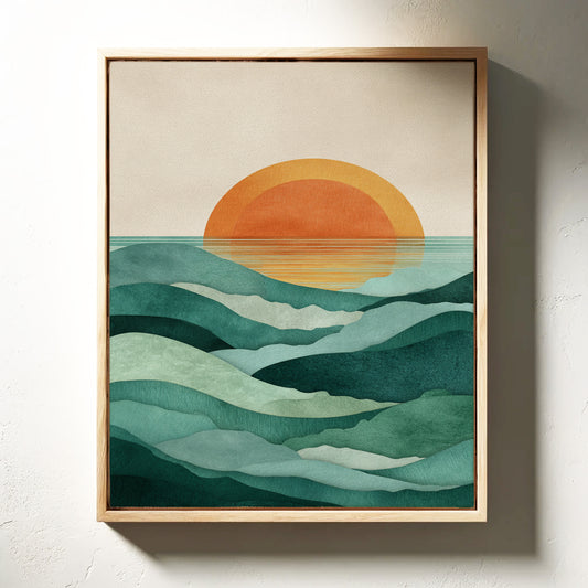 When Waves Embrace the Horizon