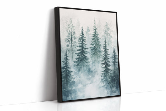 Veil of Mist Among Pines