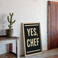 Yes Chef Kitchen Command Print