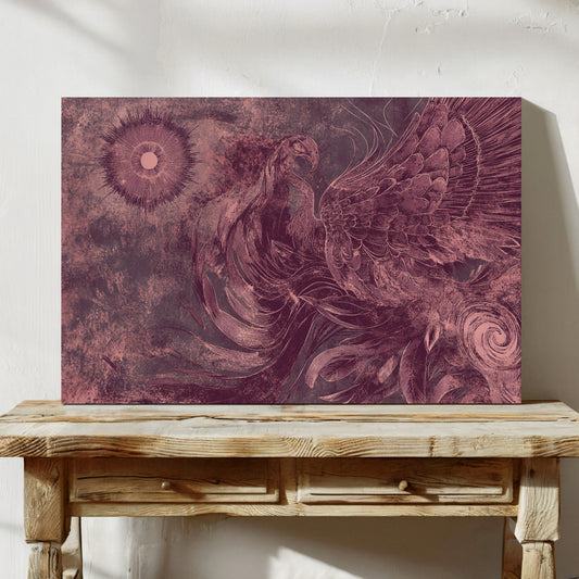 Phoenix Rising In Rose Gold