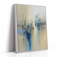 City Reflections In Blue Light