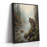 Raccoon by the Rapids