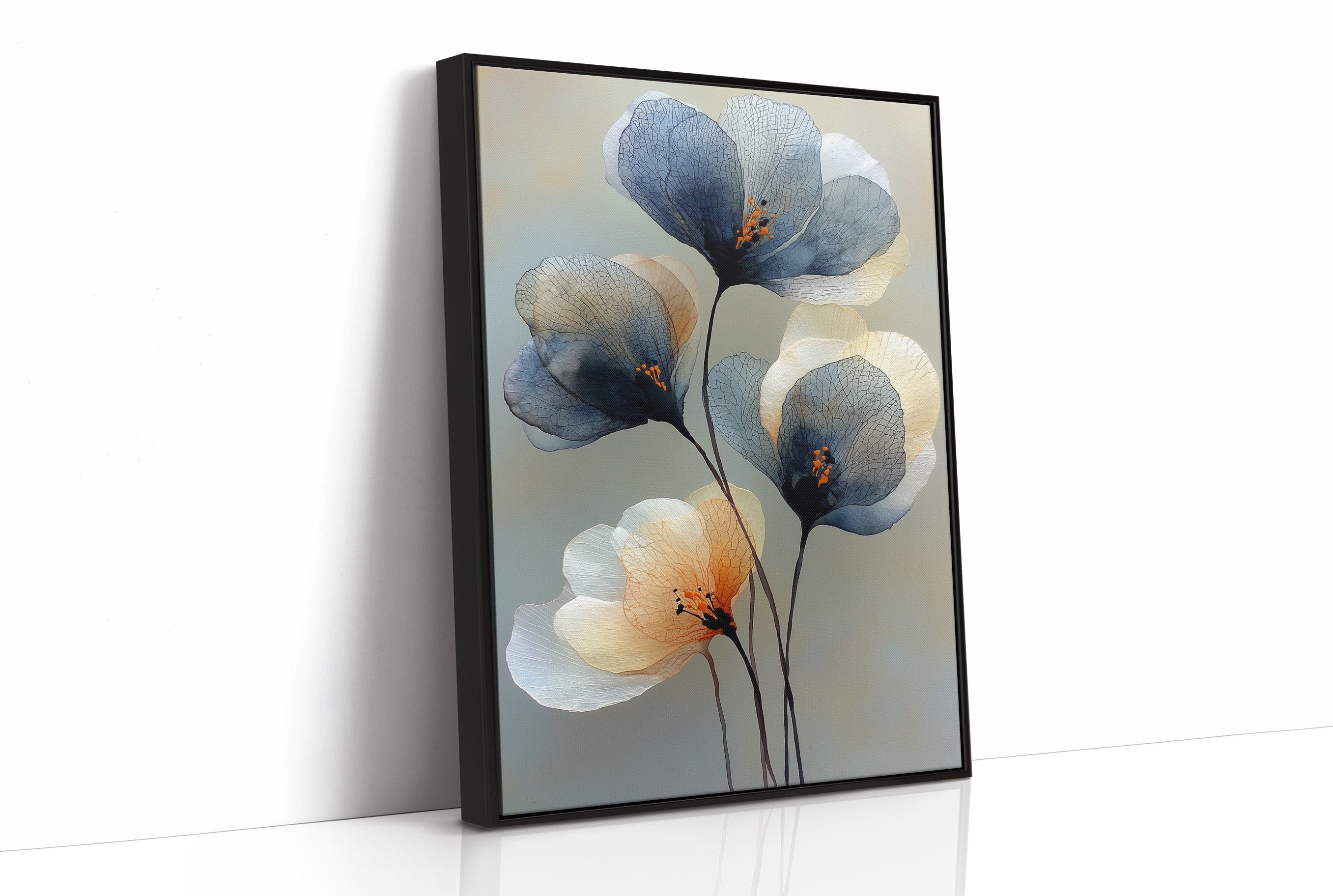 Indigo Petals Dance At Dawn