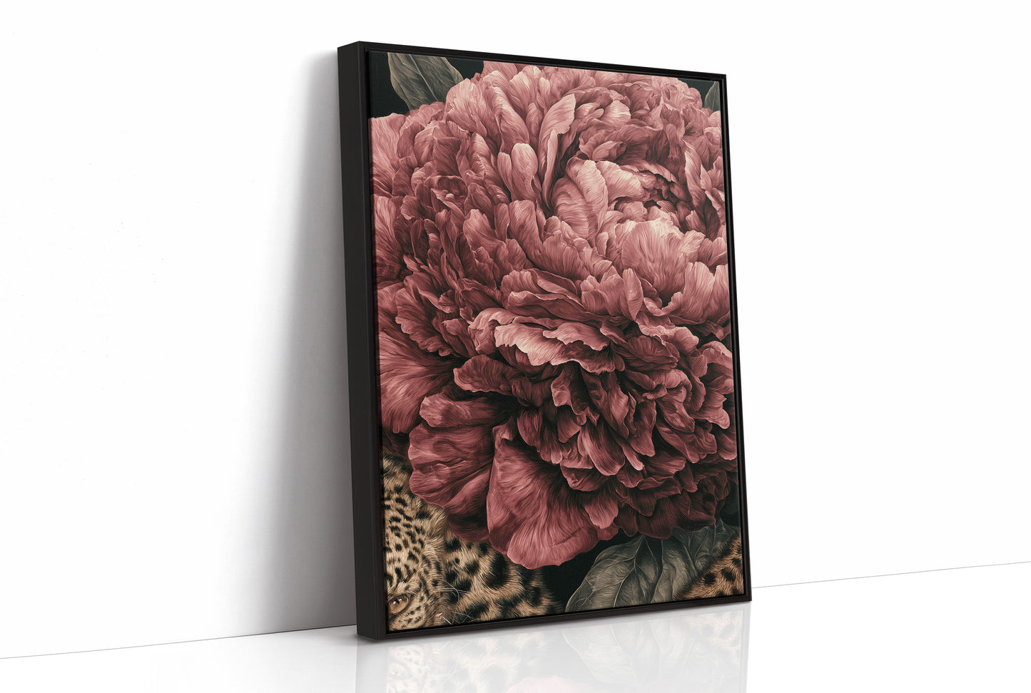 Peony Hides a Leopard