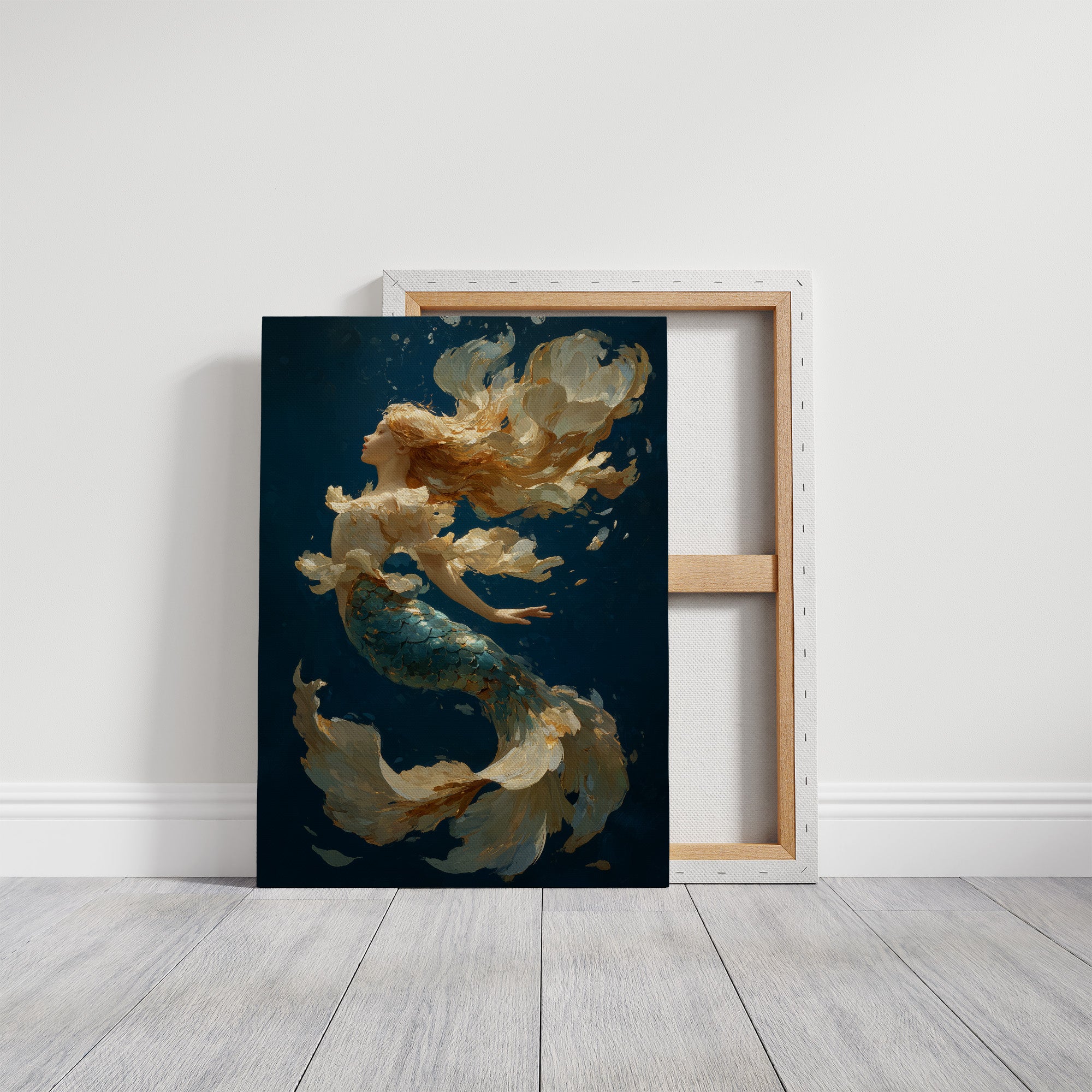 Seafoam Dances Through Teal Depths