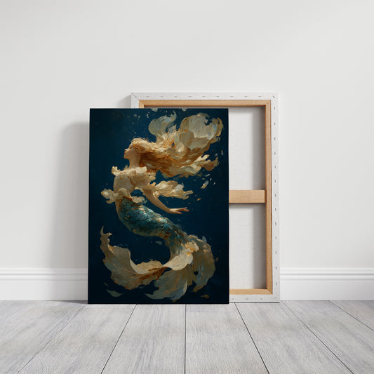 Seafoam Dances Through Teal Depths