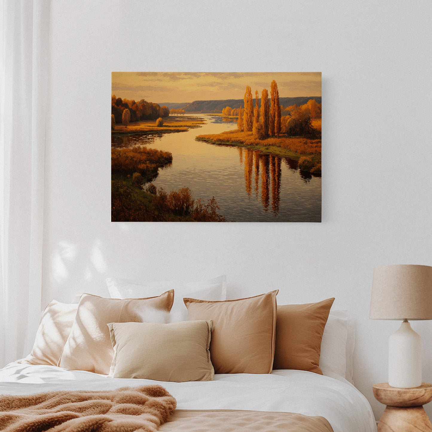 Golden Reflections at Dusk
