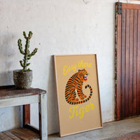 Easy There Tiger Retro Jungle Print
