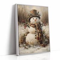 Winter's Charm In Plaid And Holly