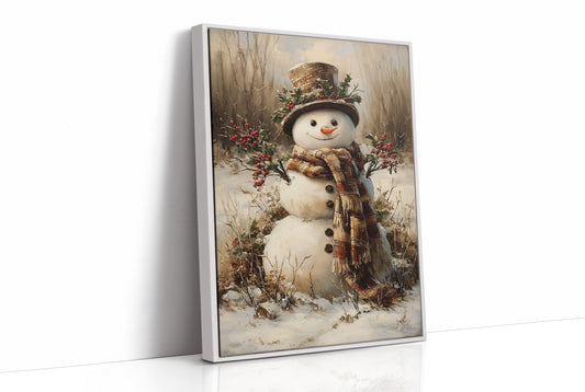 Winter's Charm In Plaid And Holly