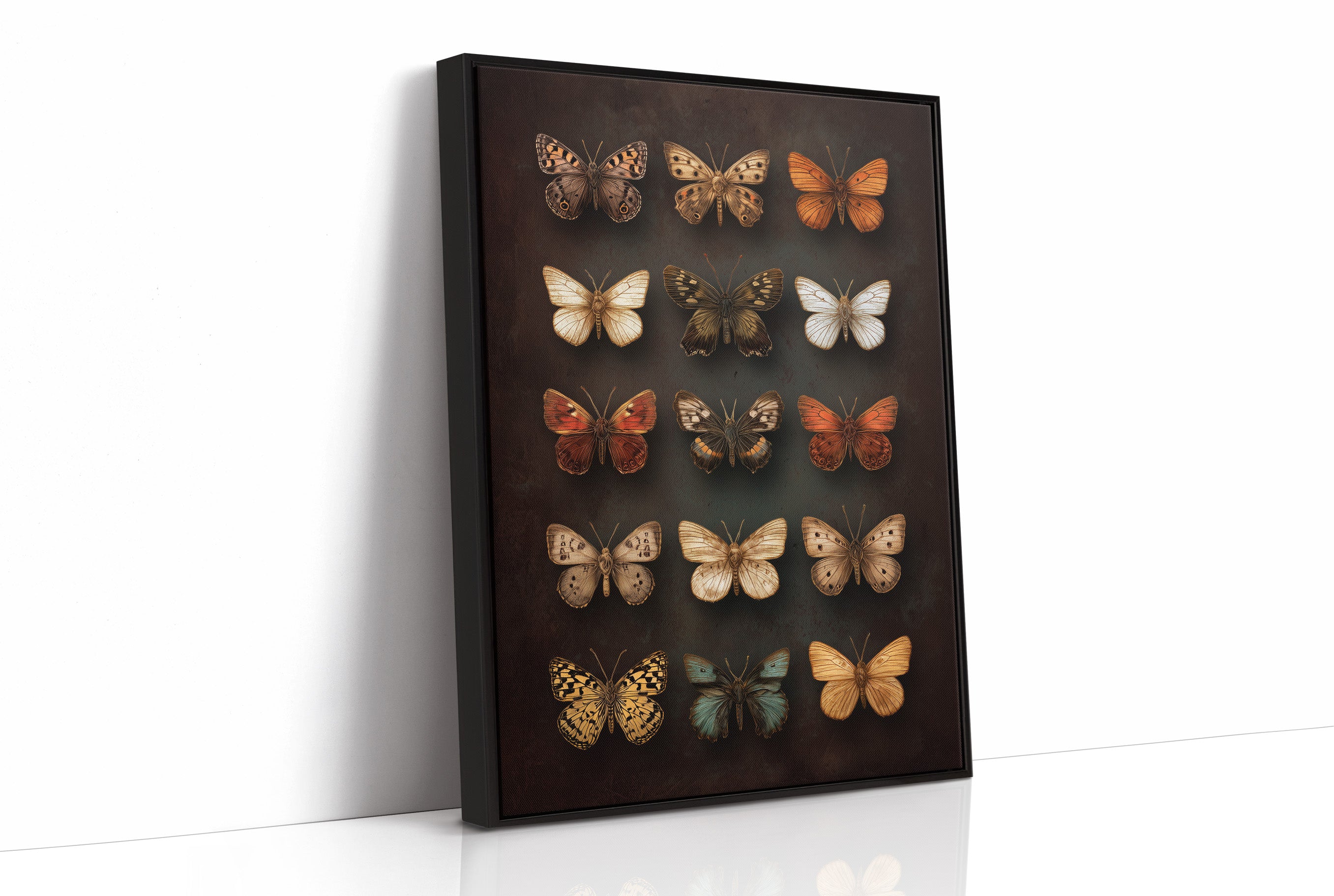 Amber Wings Against Midnight Walls