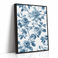 Cerulean Blooms in Quiet Spaces