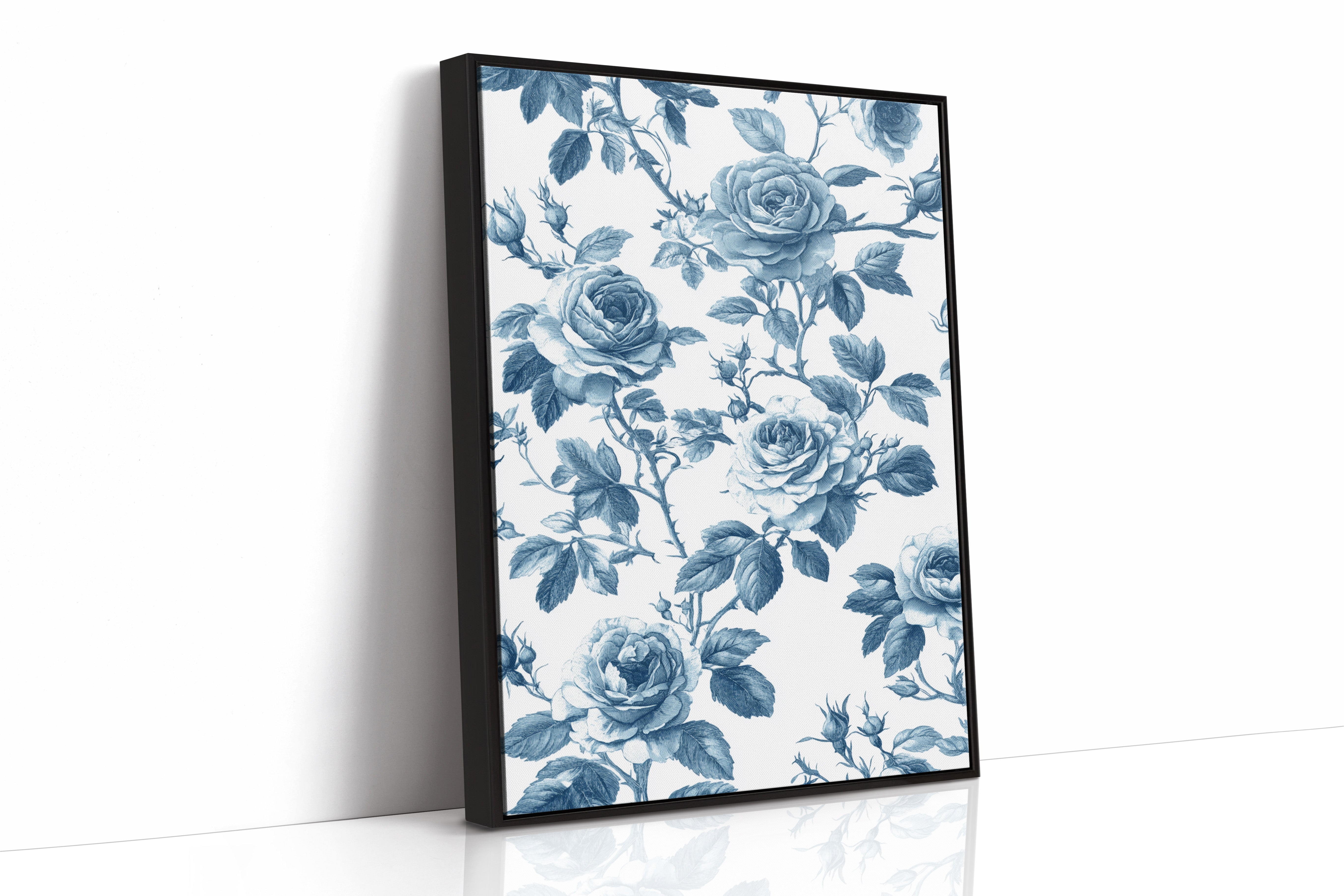 Cerulean Blooms in Quiet Spaces