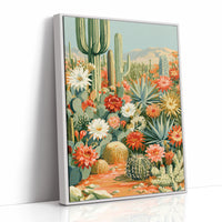 Desert Vista: Blooming Oasis