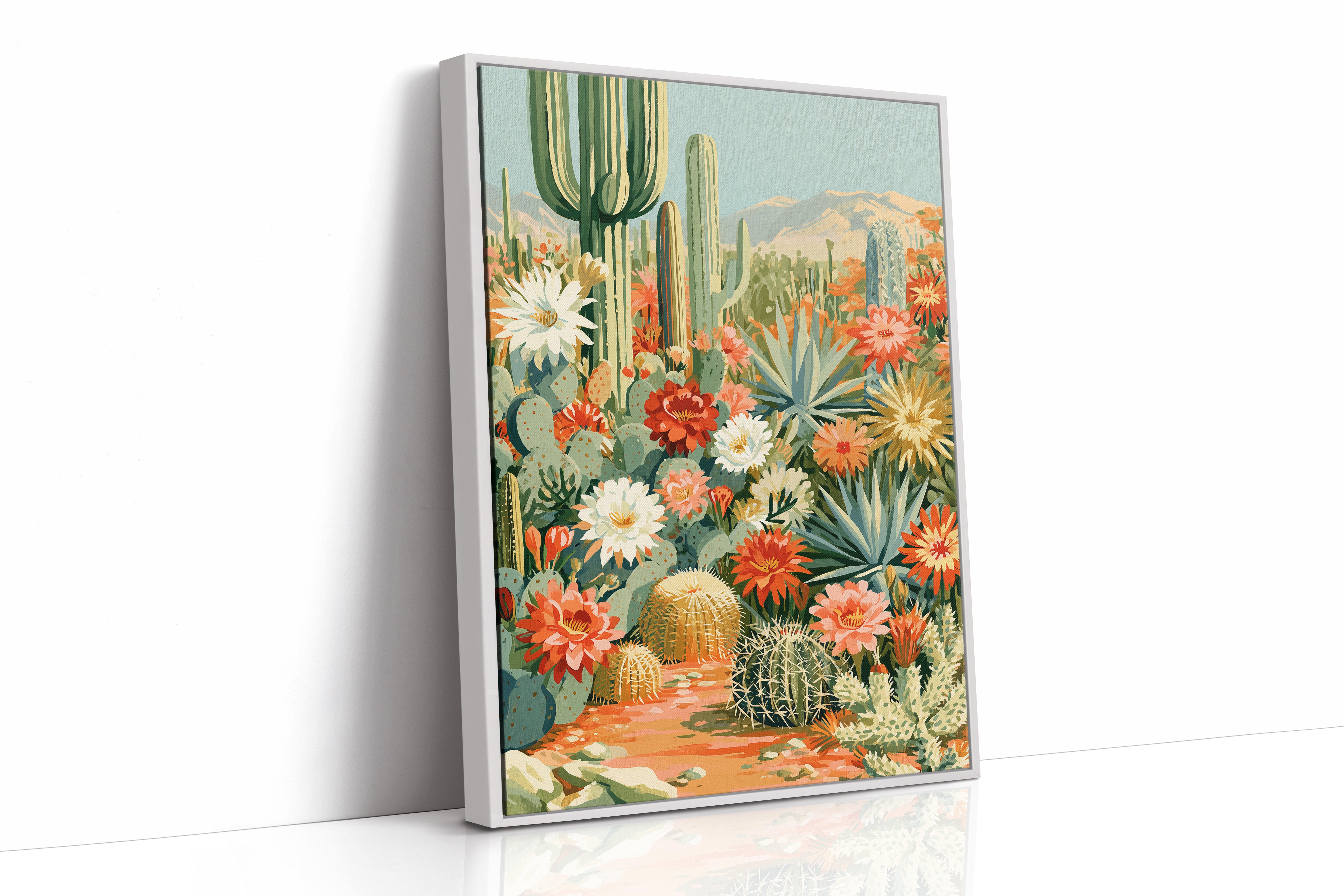 Desert Vista: Blooming Oasis