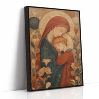 Eternal Embrace Among Celestial Blooms