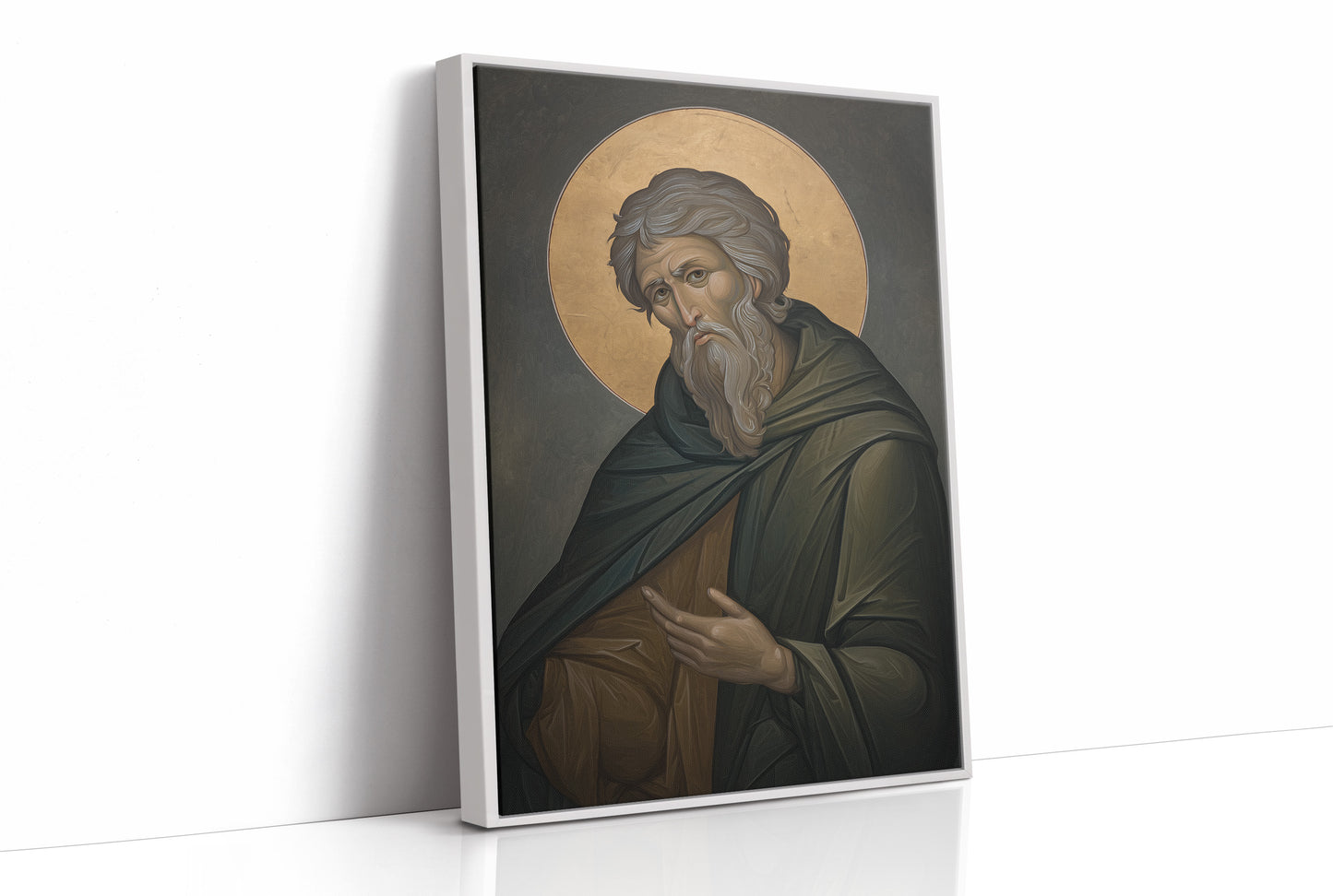 Byzantine Contemplation in Emerald Robes