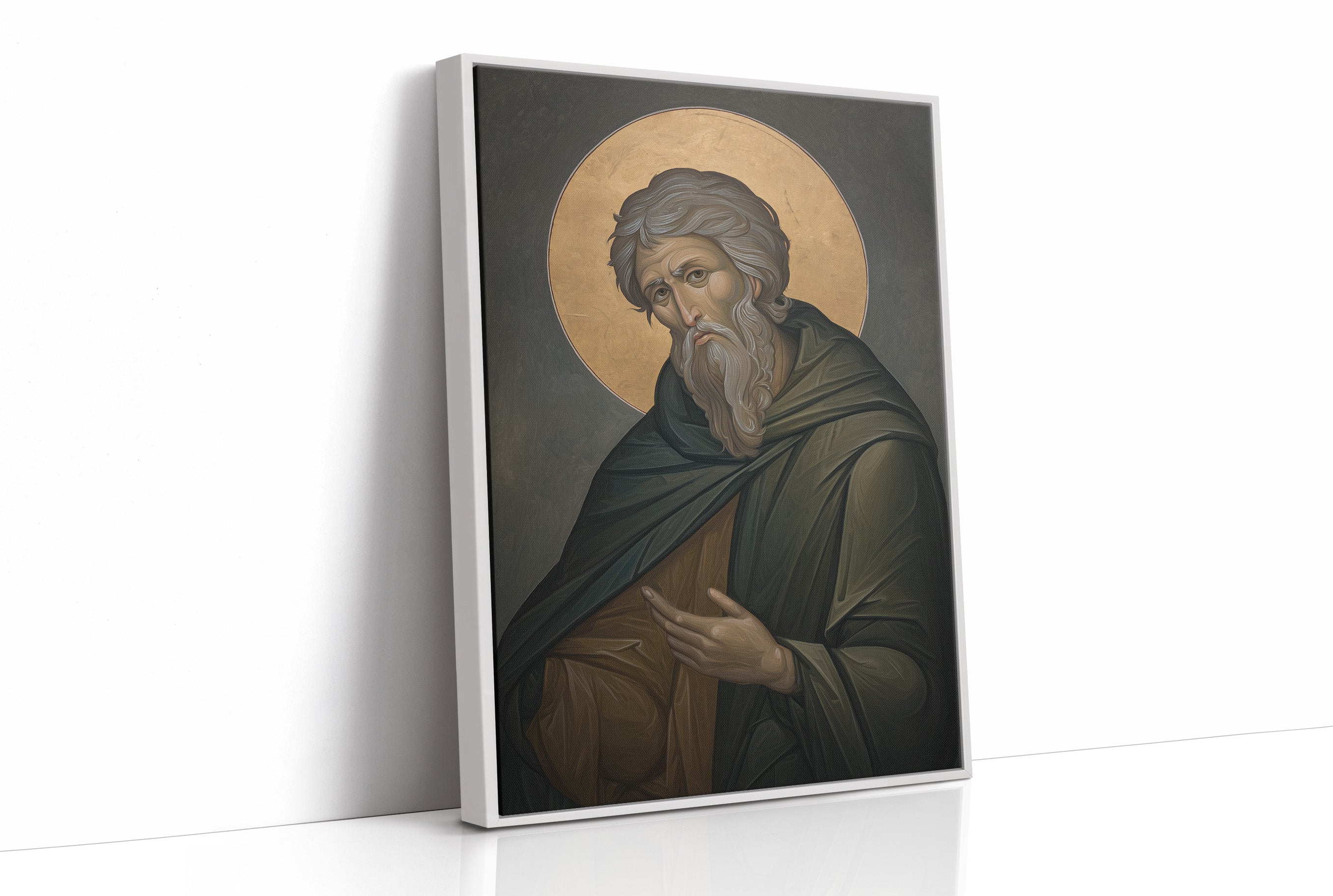 Byzantine Contemplation in Emerald Robes