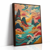 Ocean Dreams Paint Mountain Peaks