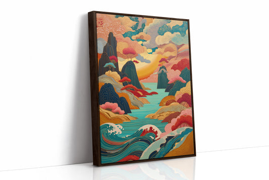 Ocean Dreams Paint Mountain Peaks