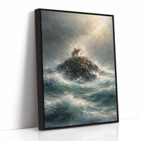 Solitary Beacon Withstands Tempest's Fury