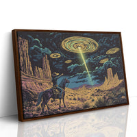 The Arrival Over Monument Valley