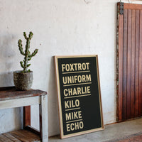Foxtrot Uniform Charlie Kilo Print