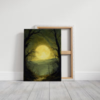 Moonlight Paints Ancient Valley Path