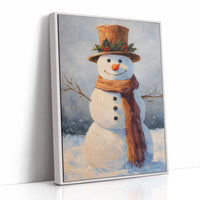 Frosty Wears His Holly Crown
