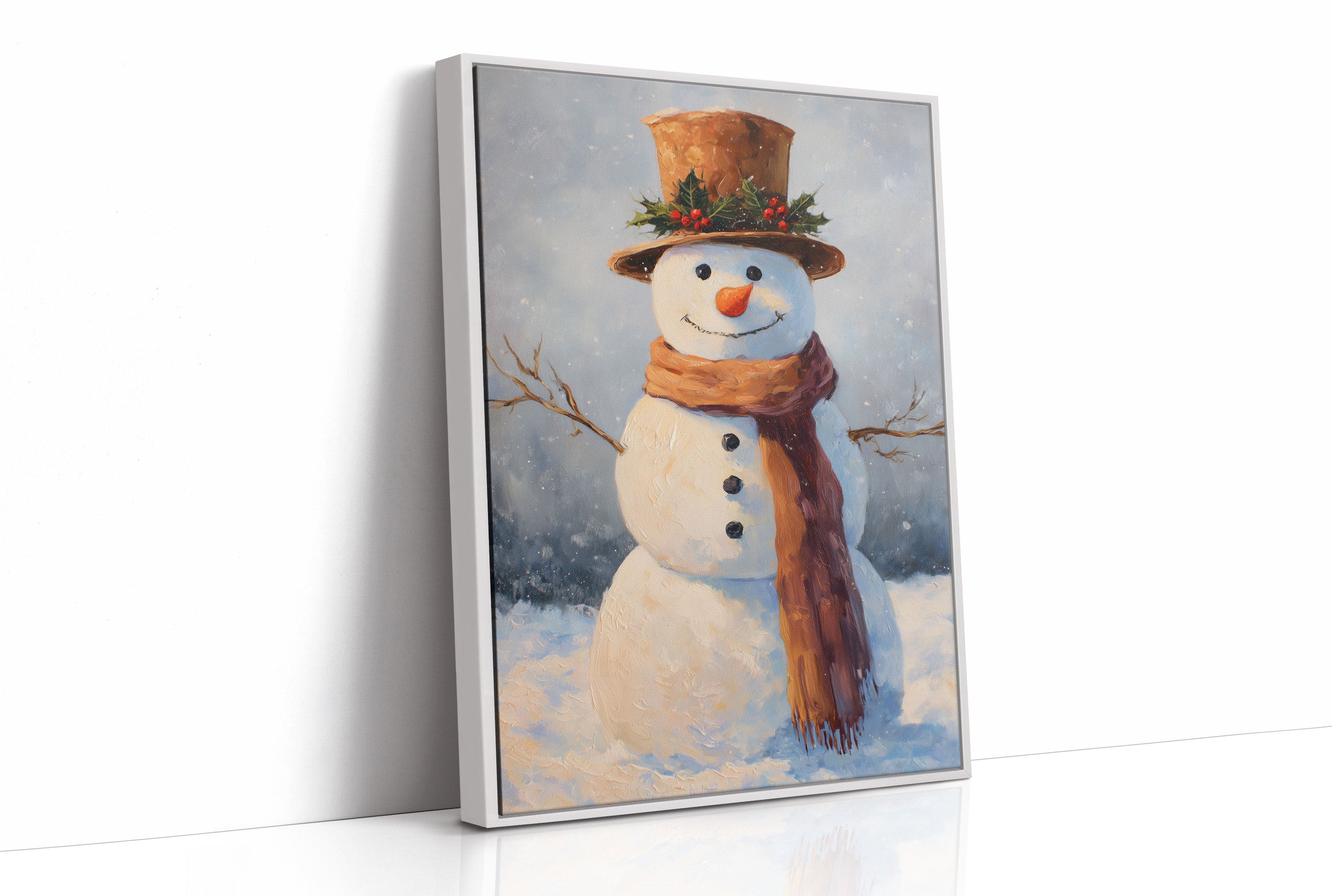 Frosty Wears His Holly Crown