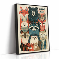 Woodland Council: A Folk Art Menagerie