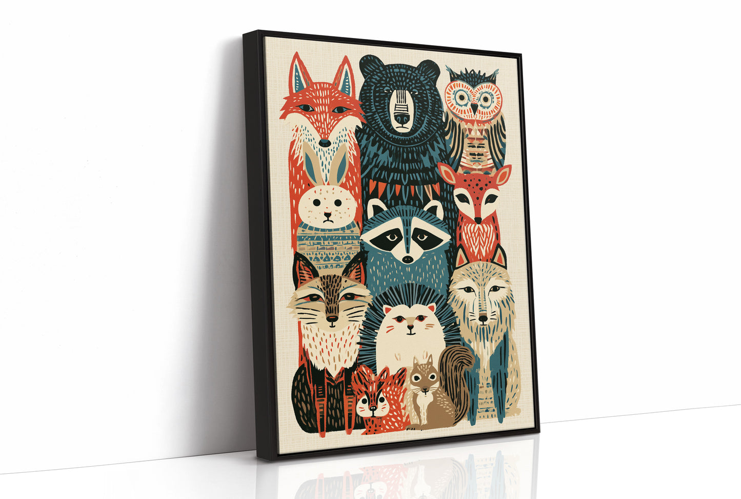 Woodland Council: A Folk Art Menagerie
