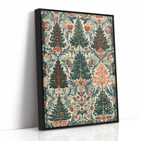 William Morris Style Pine Trees