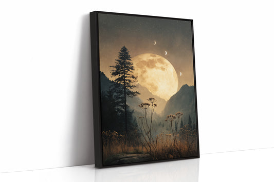 Moonlit Serenade Over Silent Valleys