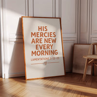 New Every Morning Scripture Print