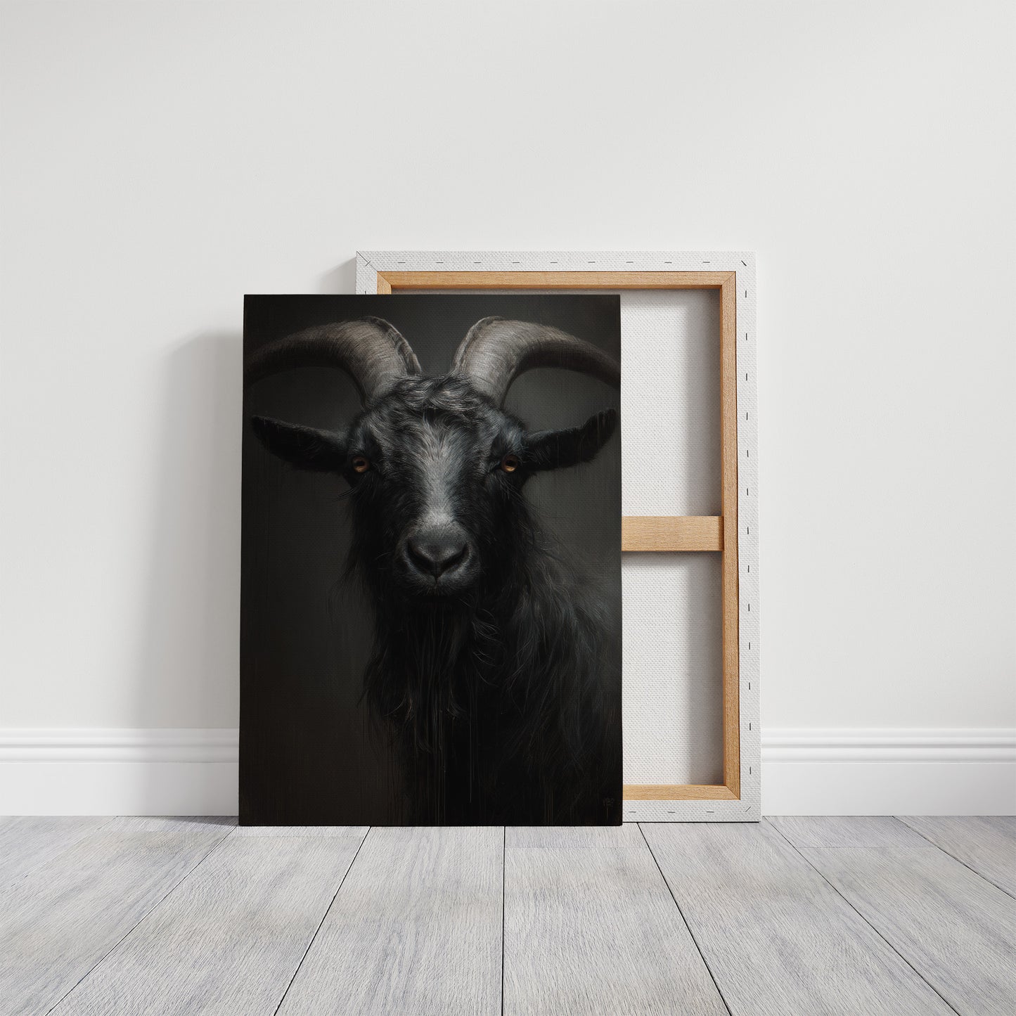 Amber Eyes Against Midnight Walls