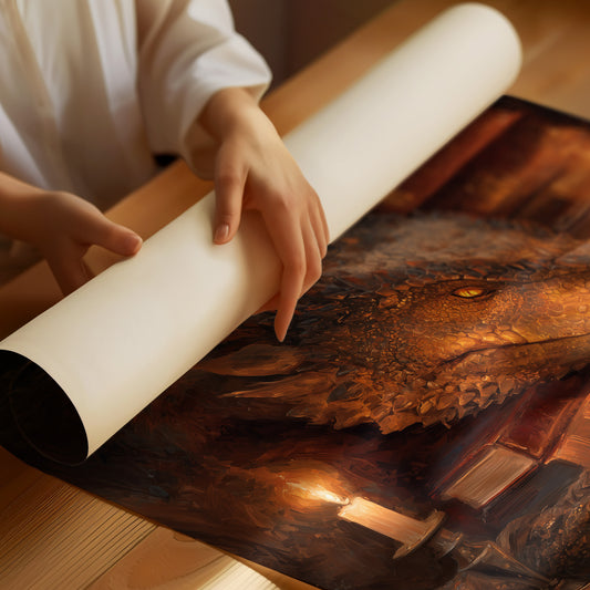 Ancient Scholar With Amber Eyes