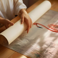 Flamingo in Rose-Tinted Water
