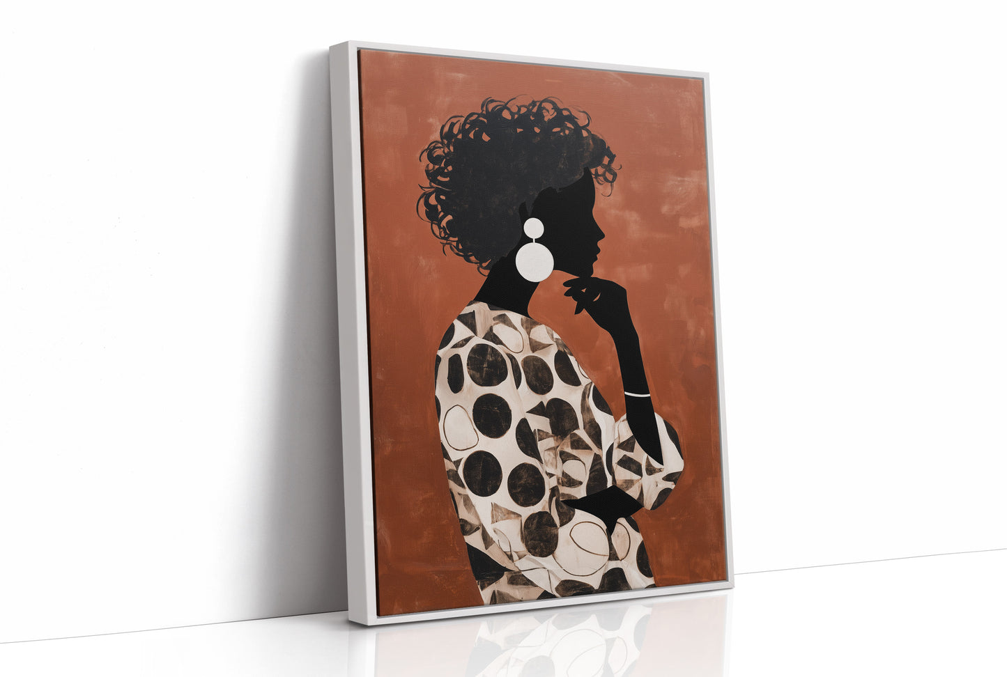 Silhouette in Burnt Sienna