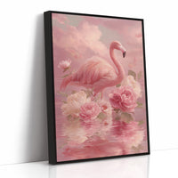 Flamingo in a Sea of Pink