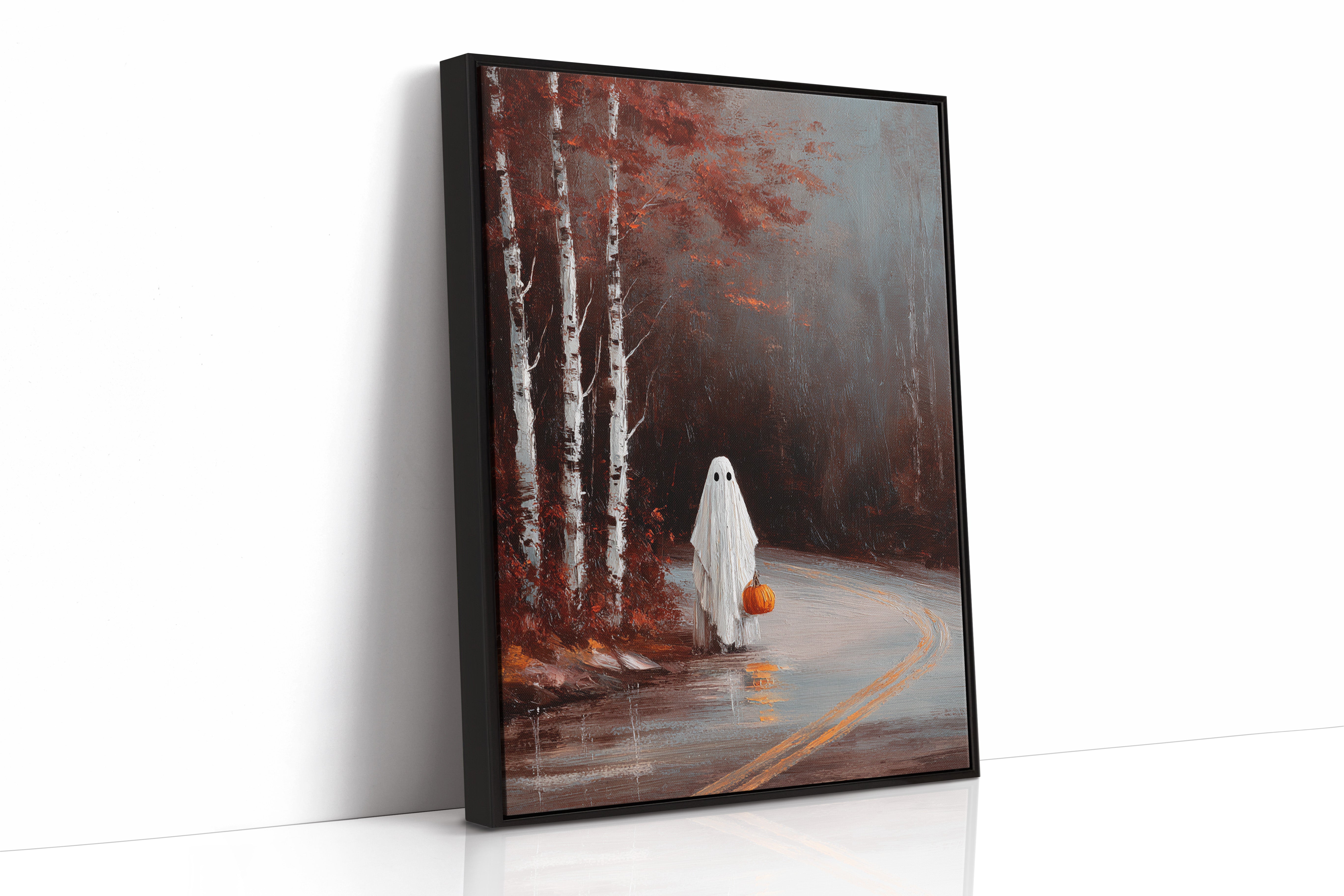 A Lantern in the Autumn Mist