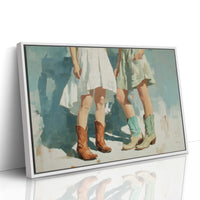 Summer Dresses Meet Cowgirl Boots
