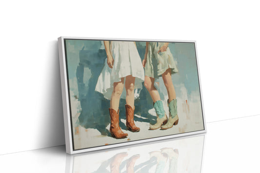 Summer Dresses Meet Cowgirl Boots