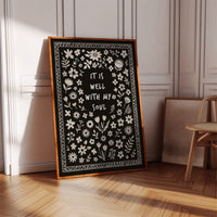 It Is Well With My Soul Floral Print