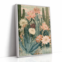 Desert Sunset: Pastel Botanical Bloom