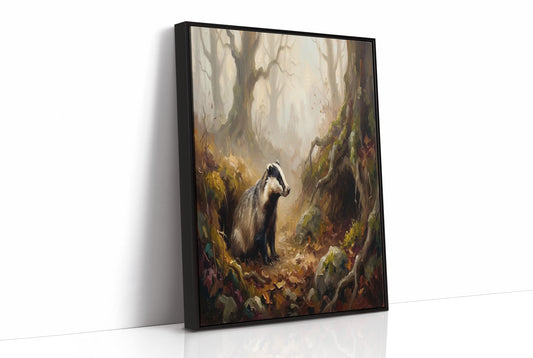 Badger at the Root Den