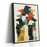 Dog Pack: A Folk Block-Print Chorus